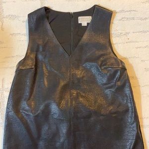 Pleather & corduroy dress - VERY CHIC, worn once